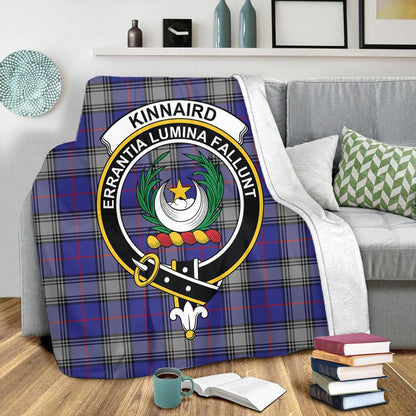 Kinnaird Tartan Crest Premium Blanket