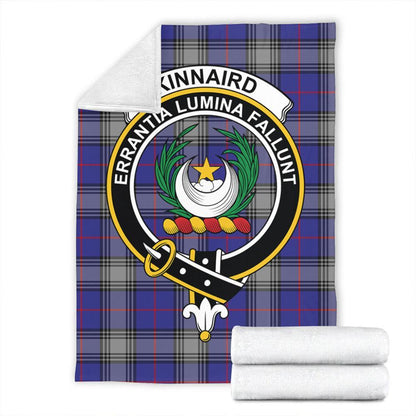 Kinnaird Tartan Crest Premium Blanket