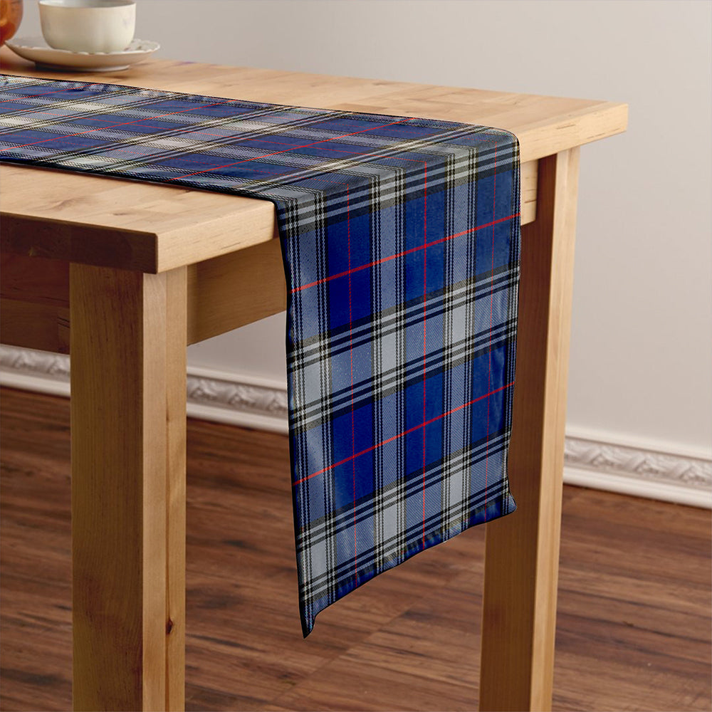 Kinnaird Modern Tartan Crest Table Runner