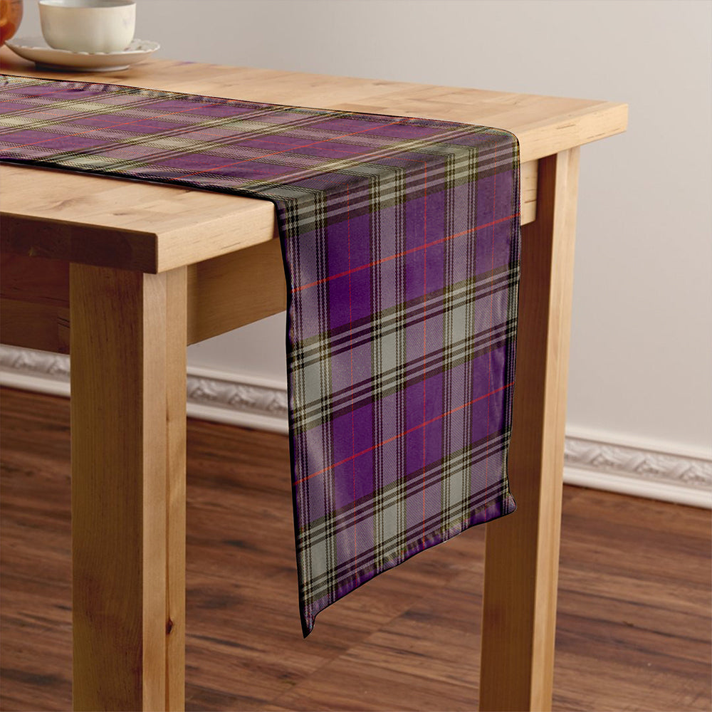 Kinnaird Weathered Tartan Crest Table Runner