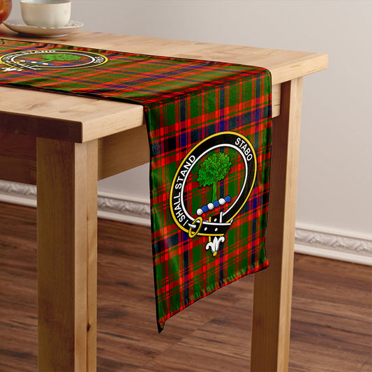 Kinninmont Tartan Crest Table Runner