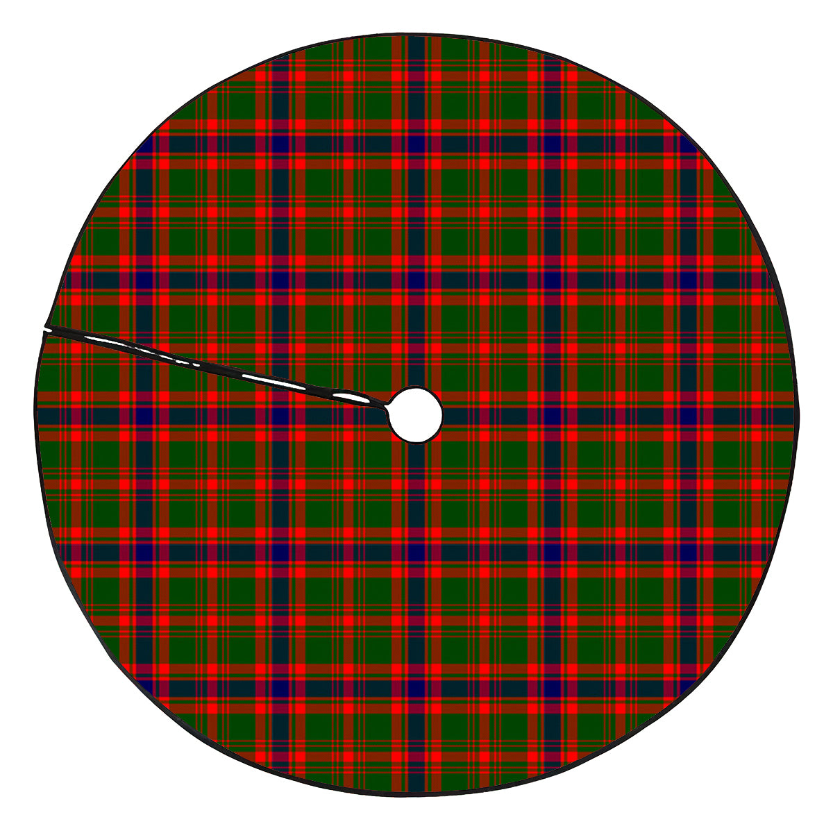 Kinninmont Tartan Plaid Christmas Tree Skirt