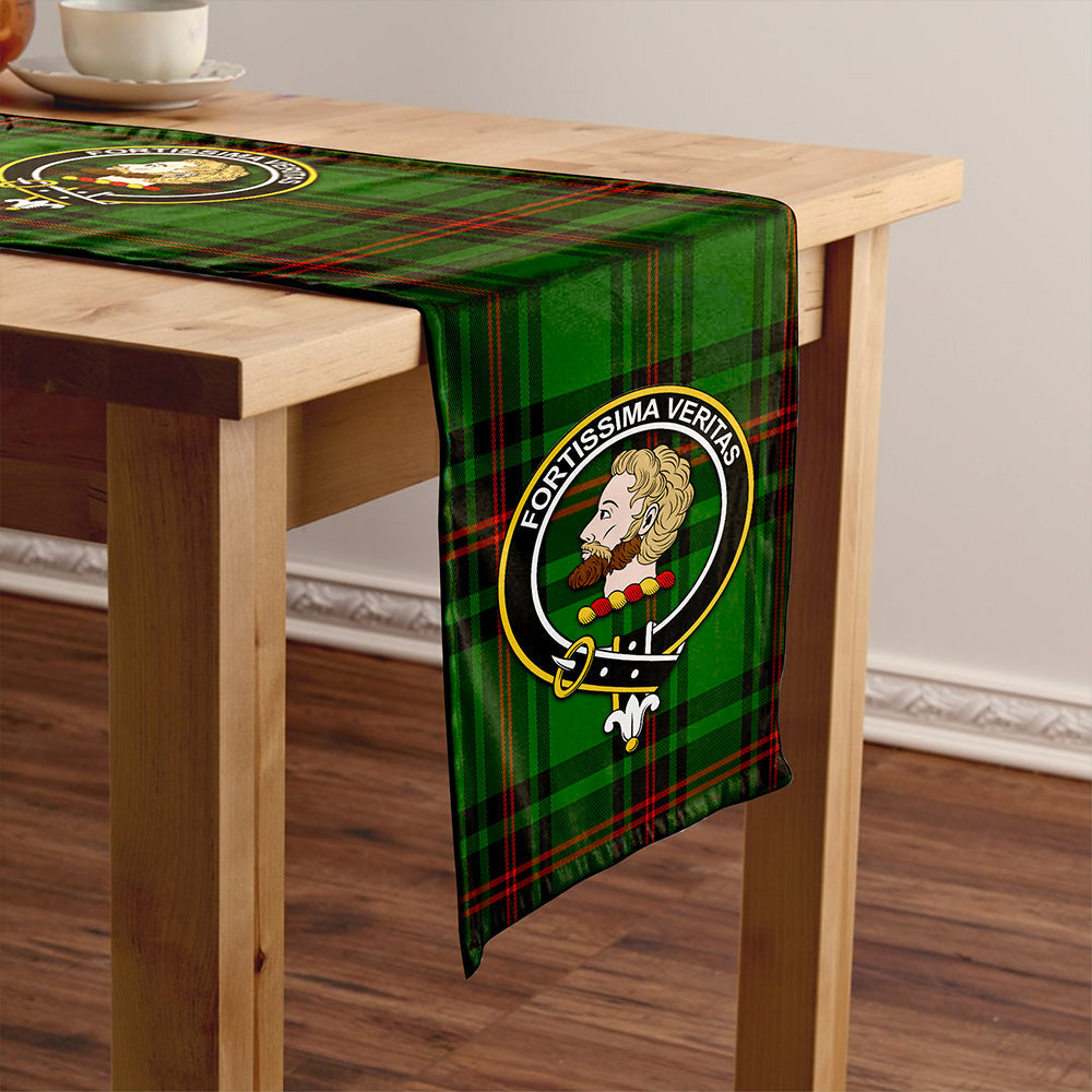 Kirkcaldy Tartan Crest Table Runner
