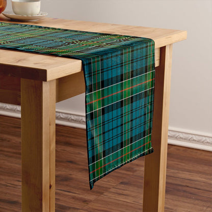 Kirkpatrick Tartan Crest Table Runner