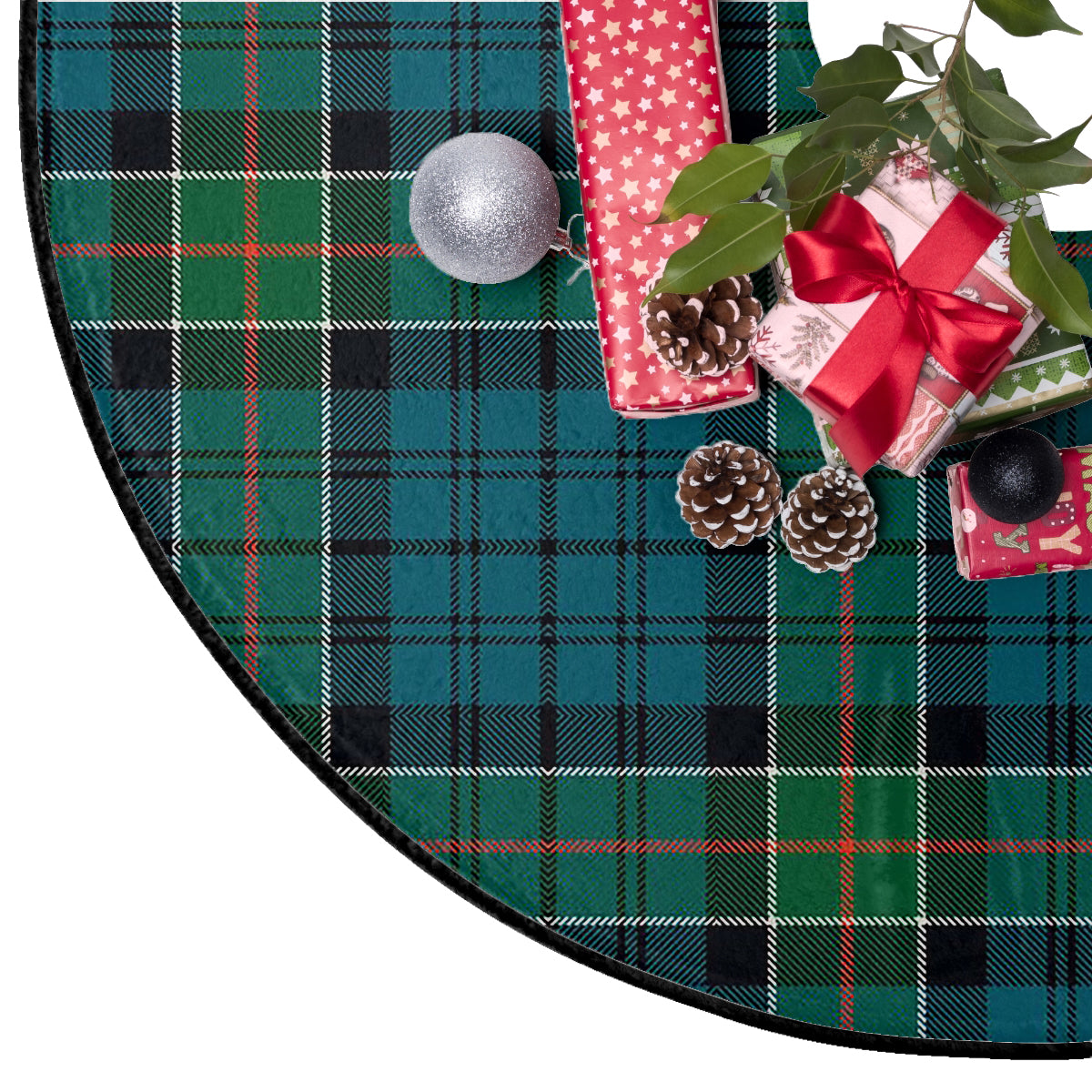 Kirkpatrick Tartan Plaid Christmas Tree Skirt