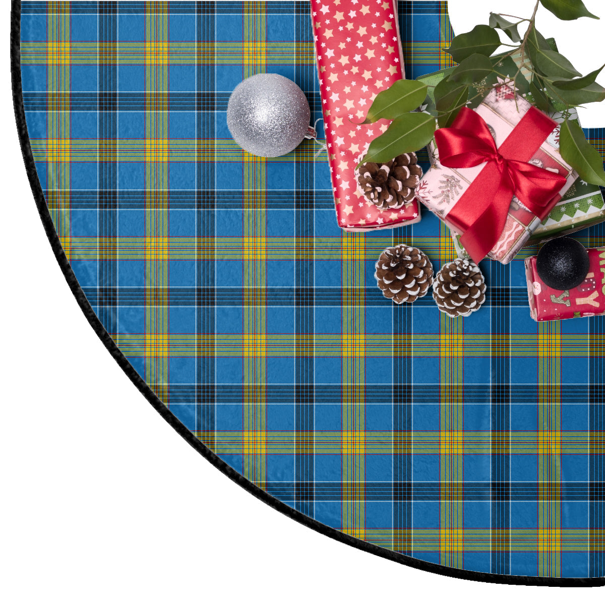 Laing Tartan Plaid Christmas Tree Skirt