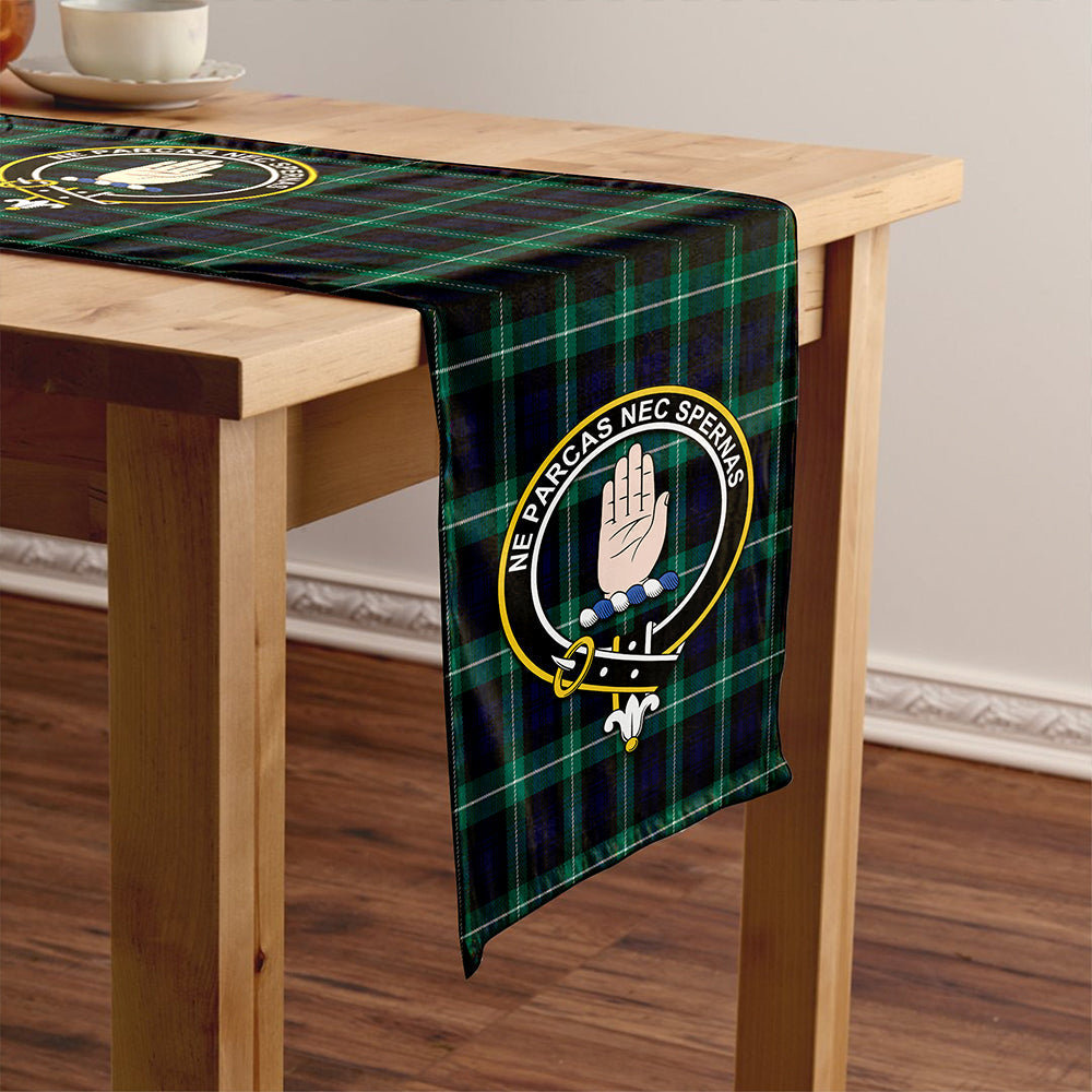 Lamont Modern Tartan Crest Table Runner