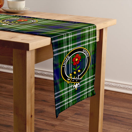 Learmonth Tartan Crest Table Runner