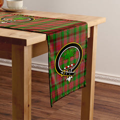 Leighton Ancient Tartan Crest Table Runner
