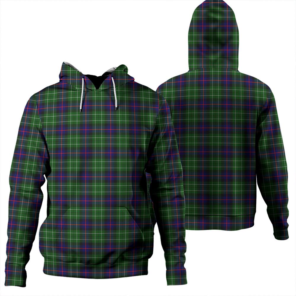 Leslie Hunting Ancient Tartan Plaid Hoodie