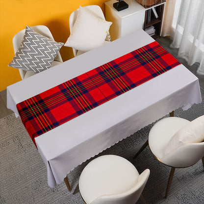 Leslie Modern Tartan Crest Table Runner