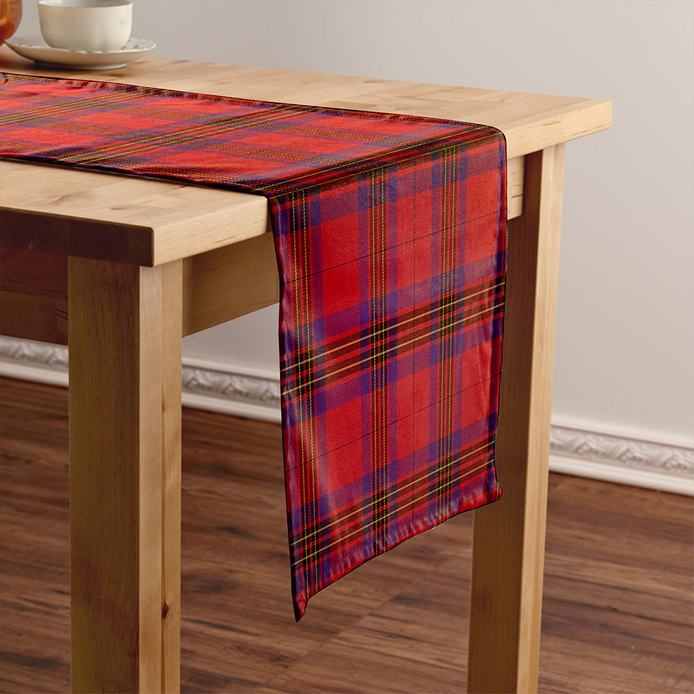 Leslie Weathered Tartan Crest Table Runner