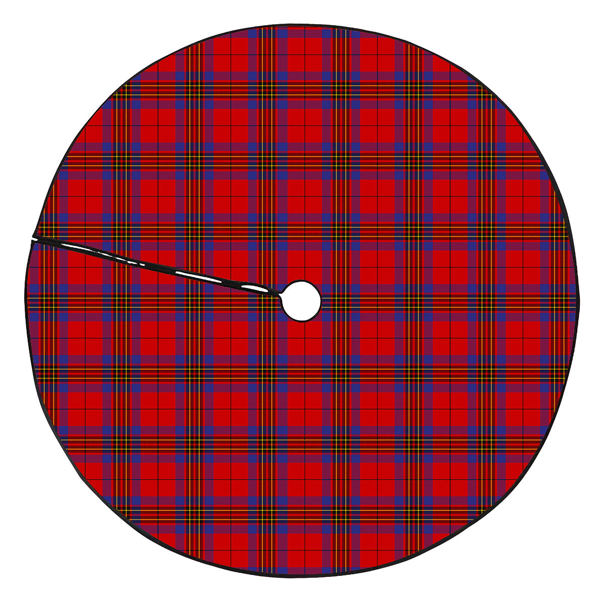 Leslie Modern Tartan Plaid Christmas Tree Skirt