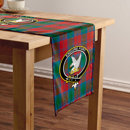 Lindsay Ancient Tartan Crest Table Runner