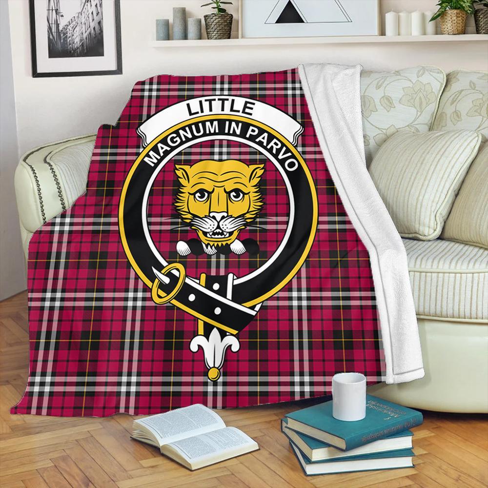 Little Tartan Crest Premium Blanket