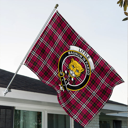 Little Tartan Classic Crest House Flag