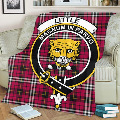 Little Tartan Crest Premium Blanket