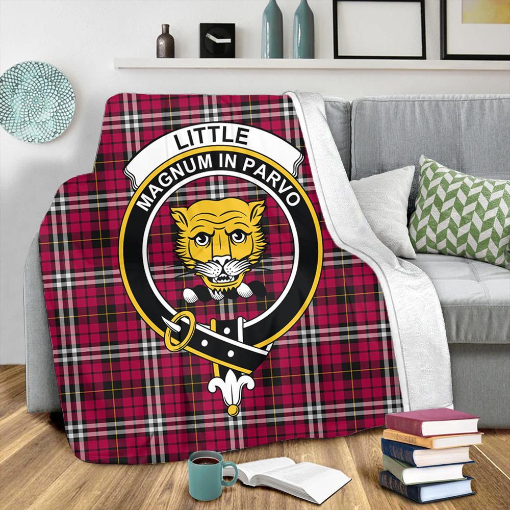 Little Tartan Crest Premium Blanket