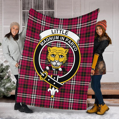 Little Tartan Crest Premium Blanket