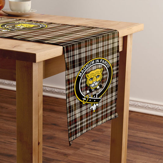 Little Arisaid Weathered Tartan Crest Table Runner