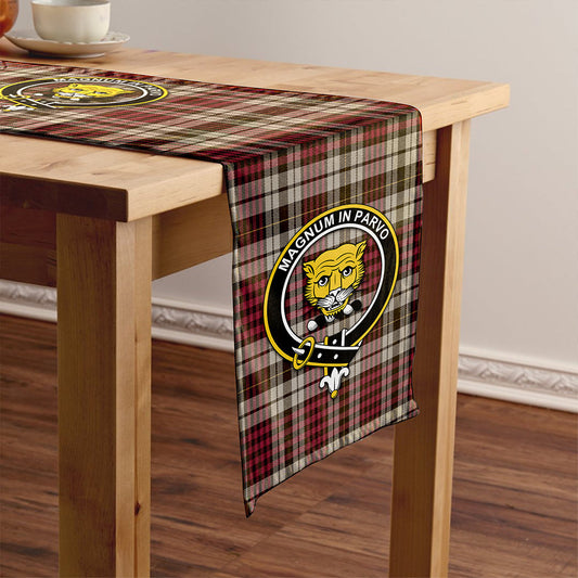 Little Dress Weathered Tartan Crest Table Runner