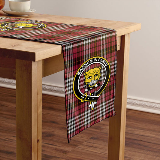 Little of Morton Rigg Weathered Tartan Crest Table Runner