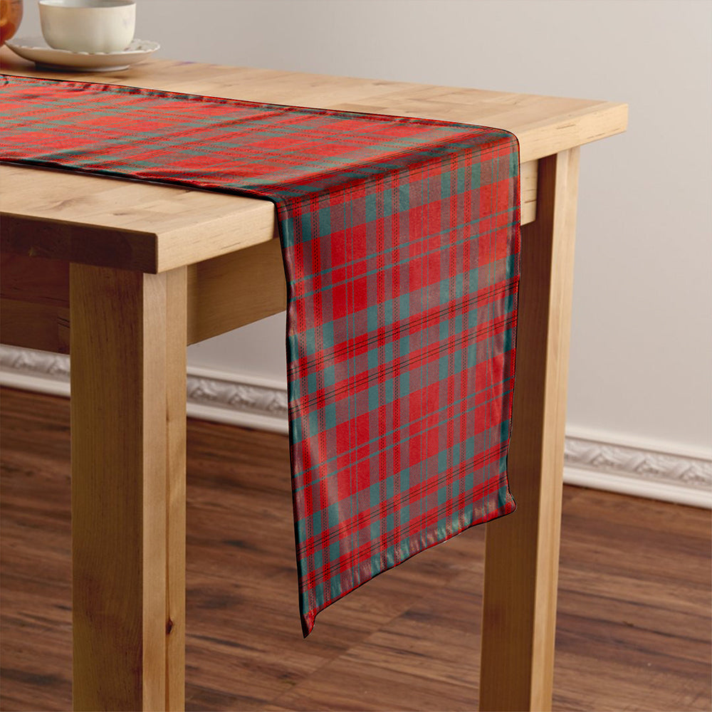 Livingstone Weathered Tartan Crest Table Runner