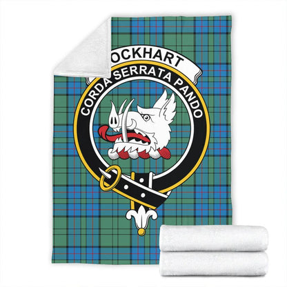 Lockhart Modern Tartan Crest Premium Blanket