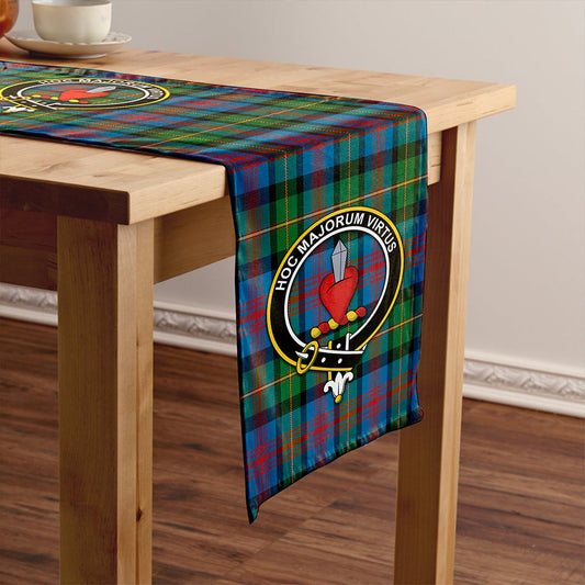 Logan Ancient Tartan Crest Table Runner