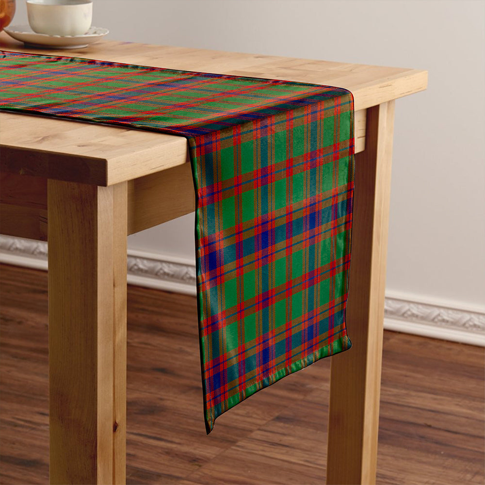 Logan Light Modern Tartan Crest Table Runner