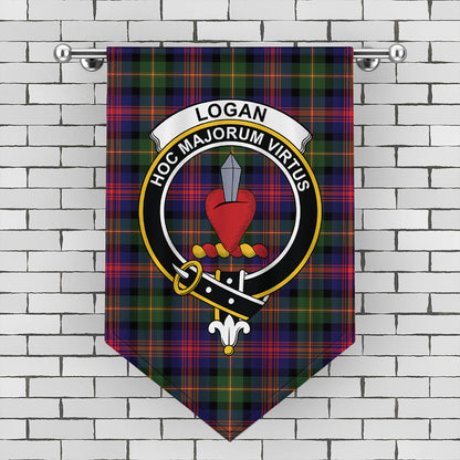 Logan Modern Tartan Crest Gonfalon