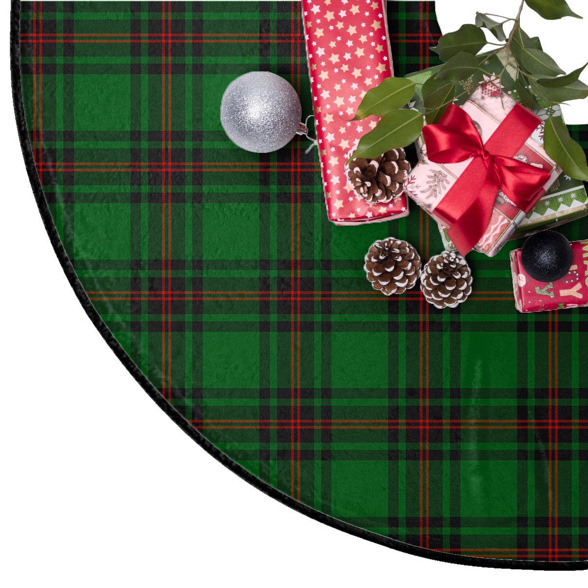 Logie Tartan Plaid Christmas Tree Skirt