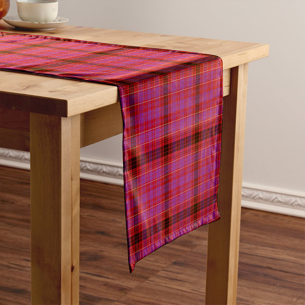 Lumsden of Clova Weathered Tartan Crest Table Runner