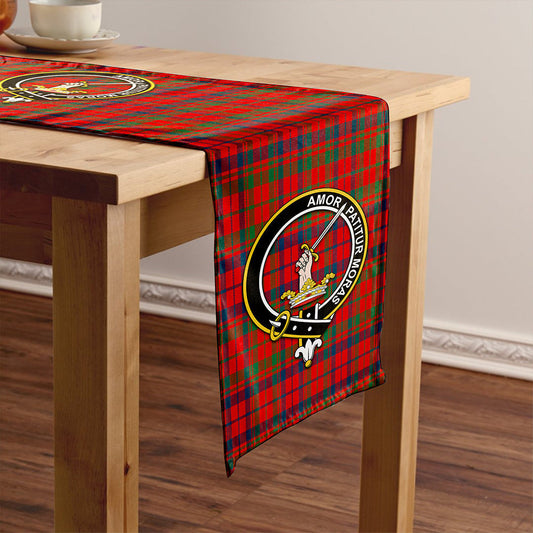 Lumsden of Kintore Modern Tartan Crest Table Runner