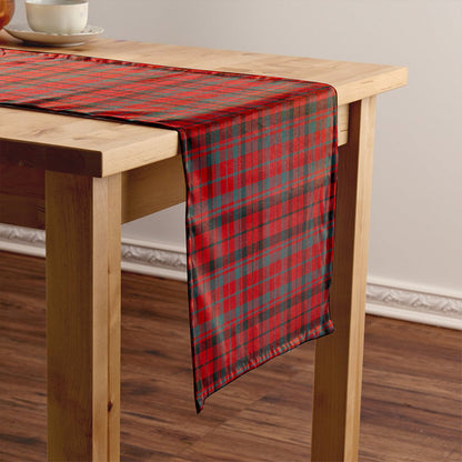 Lumsden of Kintore Weathered Tartan Crest Table Runner