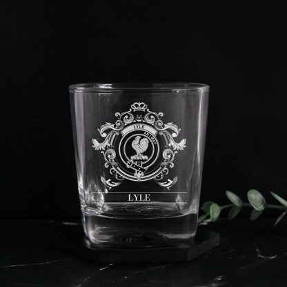 Lyle Tartan Clan Decanter Set