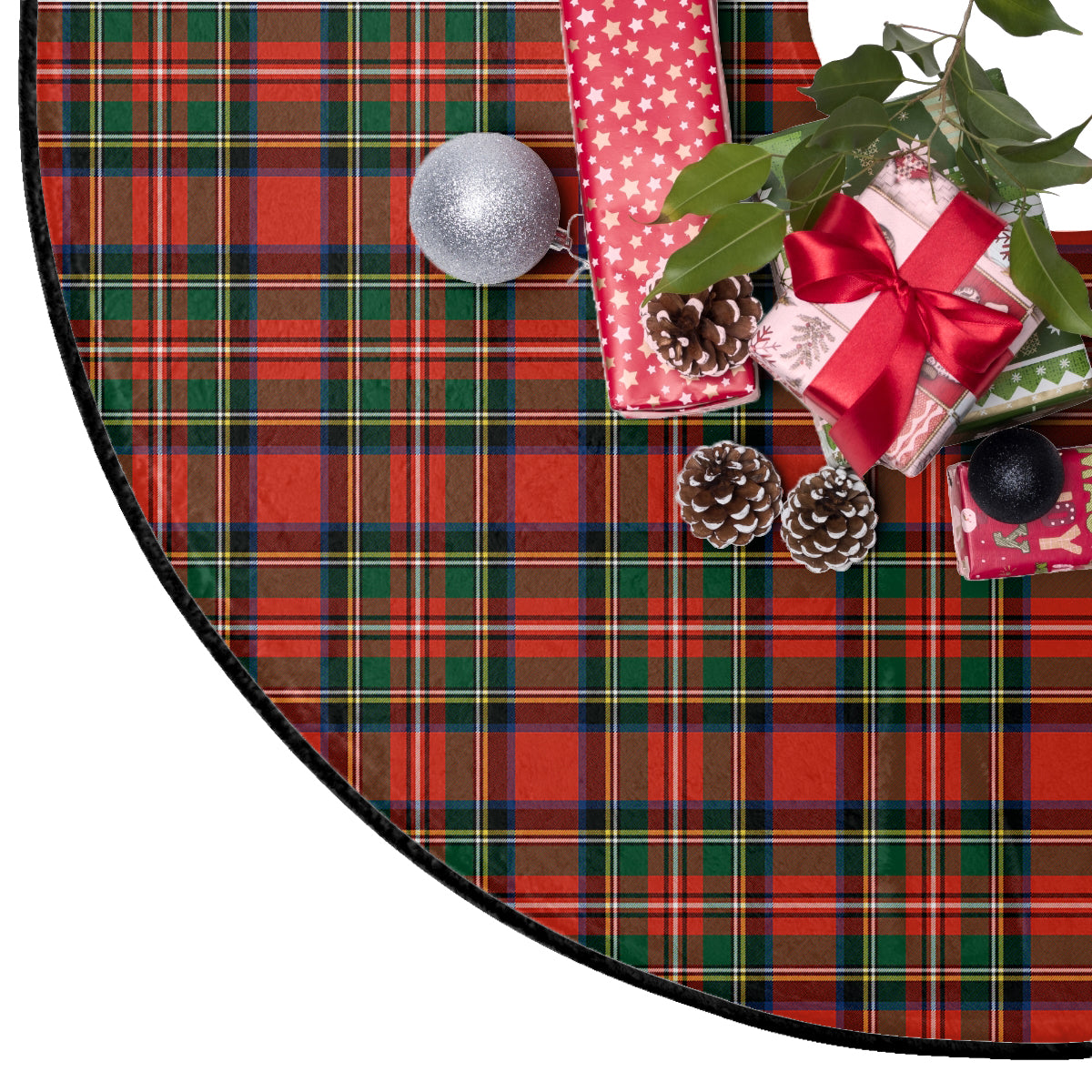 Lyle Tartan Plaid Christmas Tree Skirt