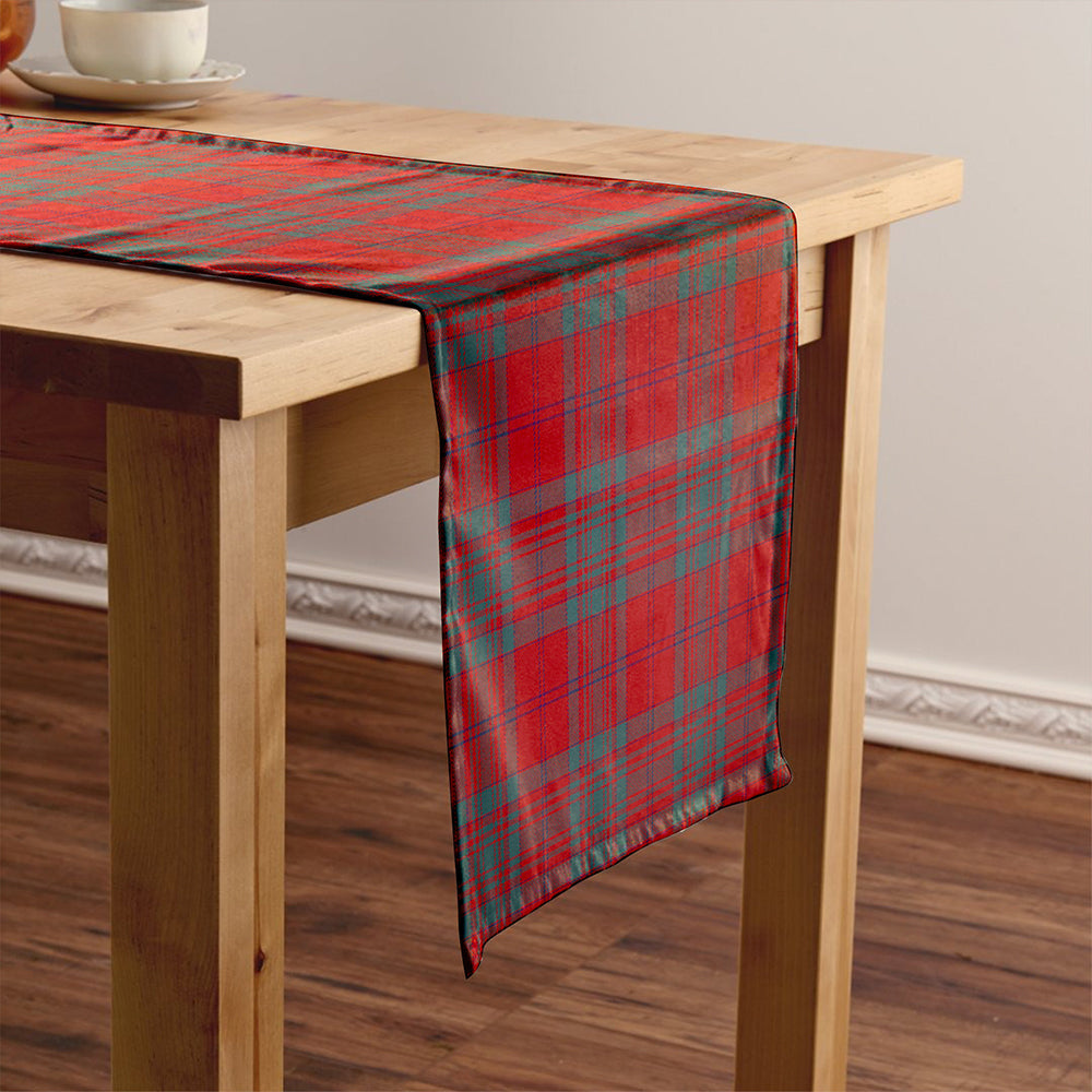 MacAlister of Glenbarr Weathered Tartan Crest Table Runner