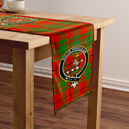 MacAulay Ancient Tartan Crest Table Runner