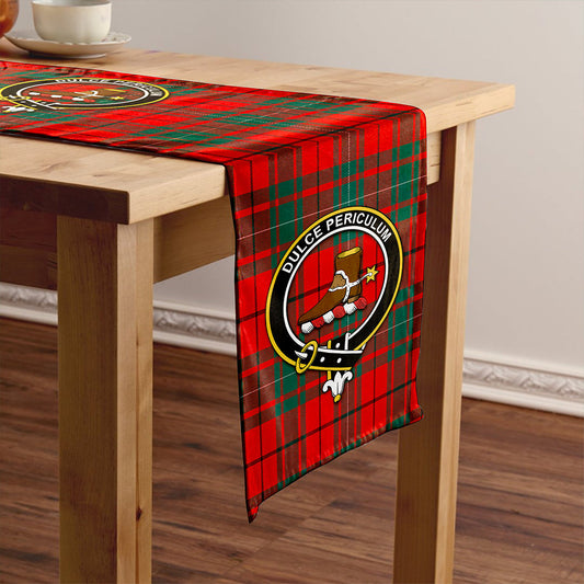 MacAulay Modern Tartan Crest Table Runner