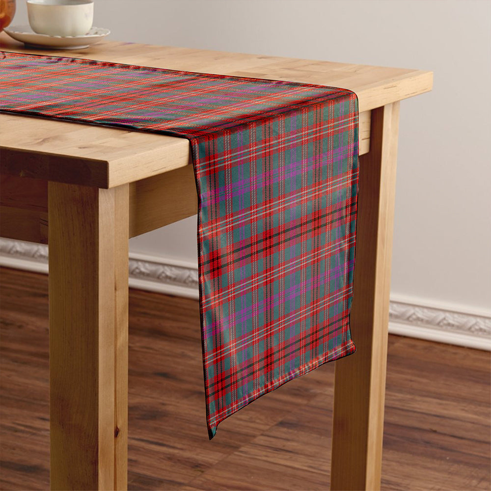 MacCall Weathered Tartan Crest Table Runner