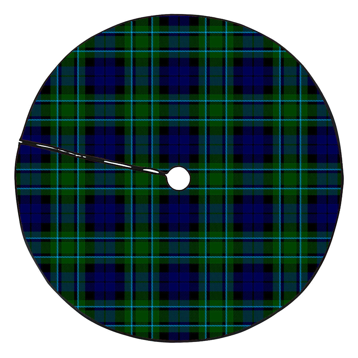 MacCallum Modern Tartan Plaid Christmas Tree Skirt