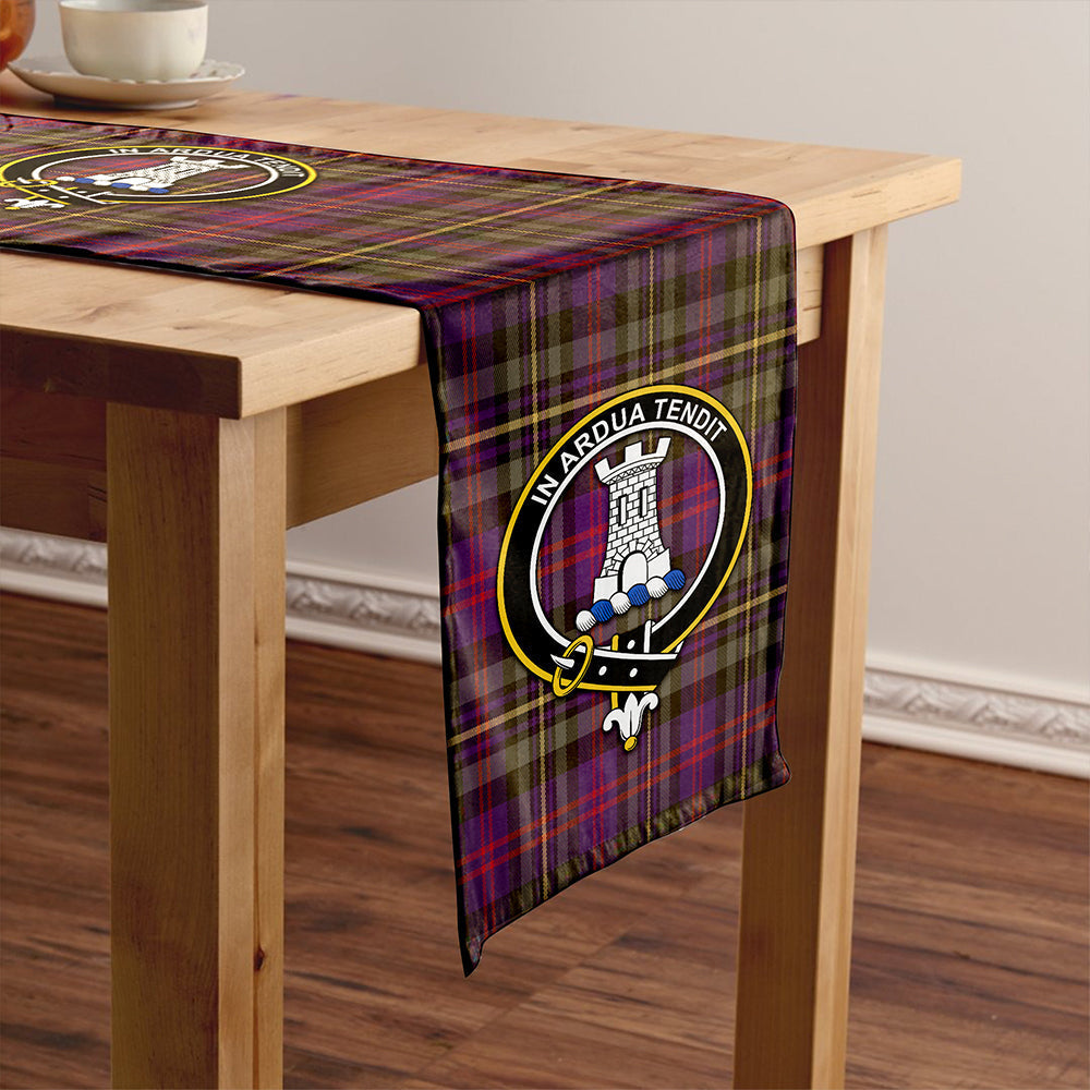 MacCallum of Berwick Weathered Tartan Crest Table Runner