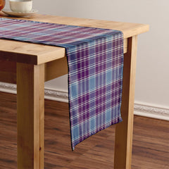 MacDonald Lord of the Isles Hunting Blue (Donald Lord of the Isles Hunting Blue) Weathered Tartan Crest Table Runner