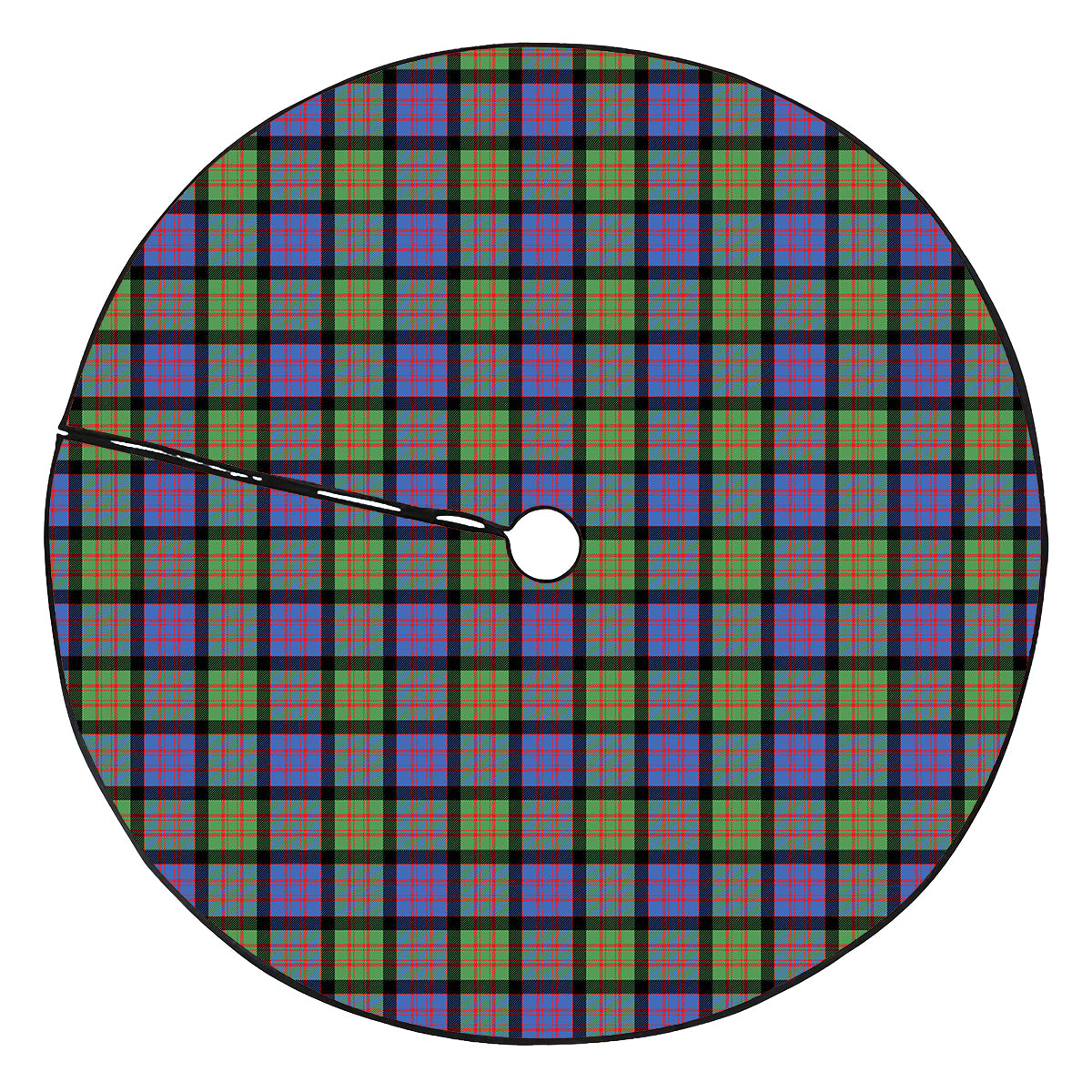 MacDonald Ancient Tartan Plaid Christmas Tree Skirt