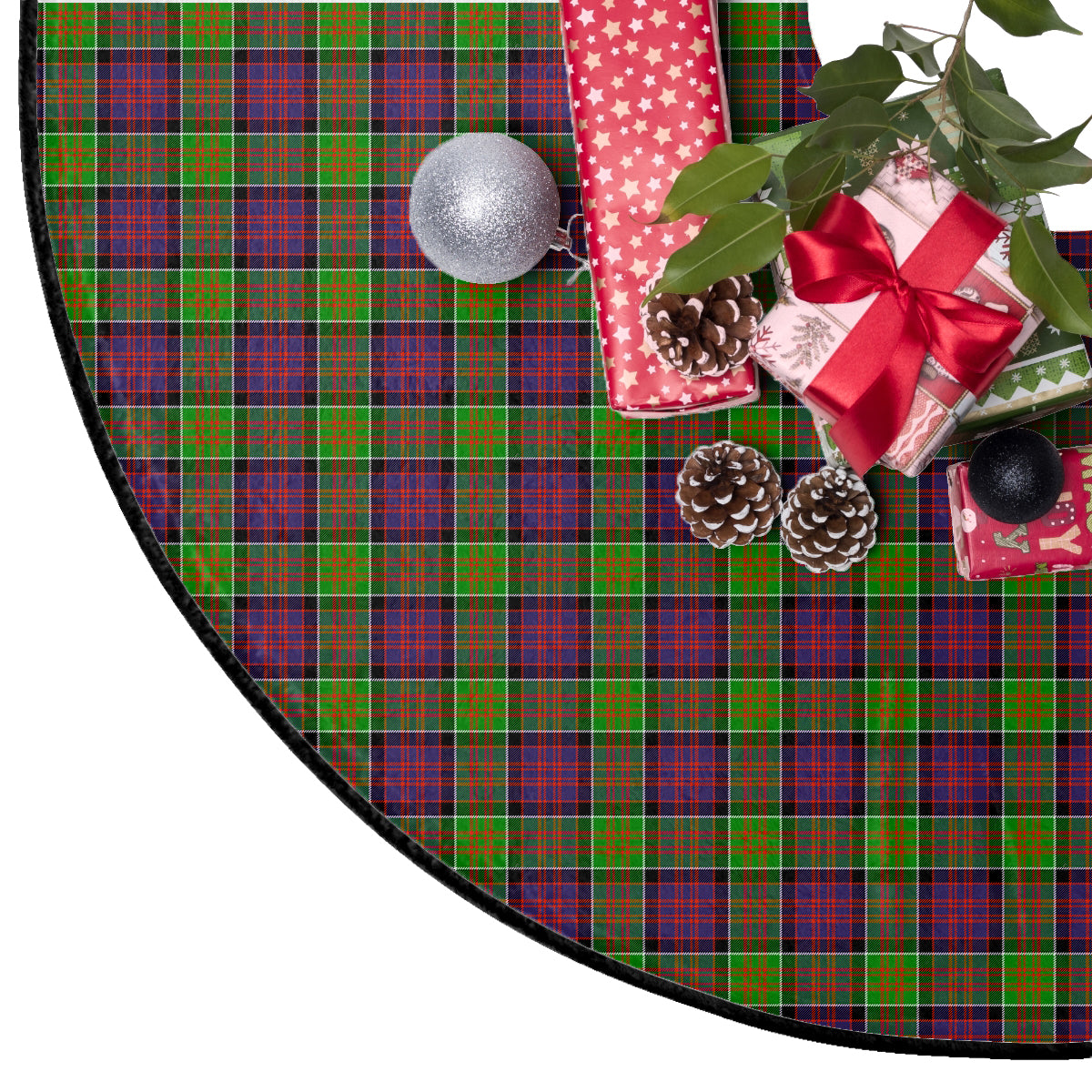 MacDonald of Clanranald Tartan Plaid Christmas Tree Skirt