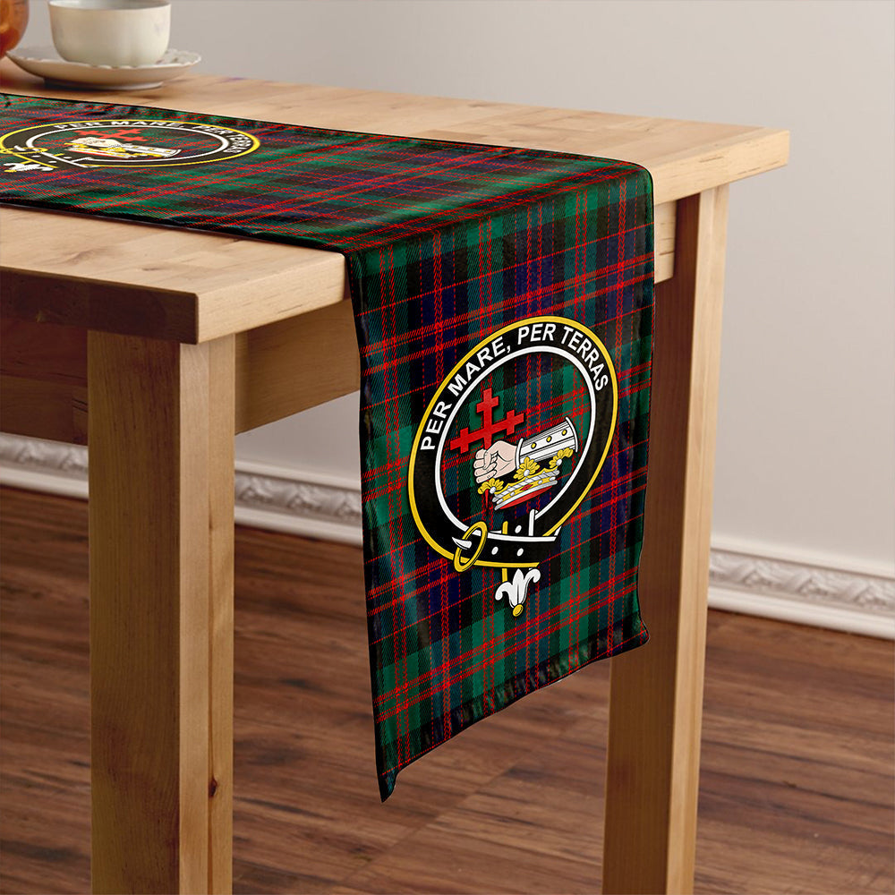 MacDonald (Donald) Modern Tartan Crest Table Runner