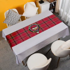 MacDonald of Belfinlay Weathered Tartan Crest Table Runner