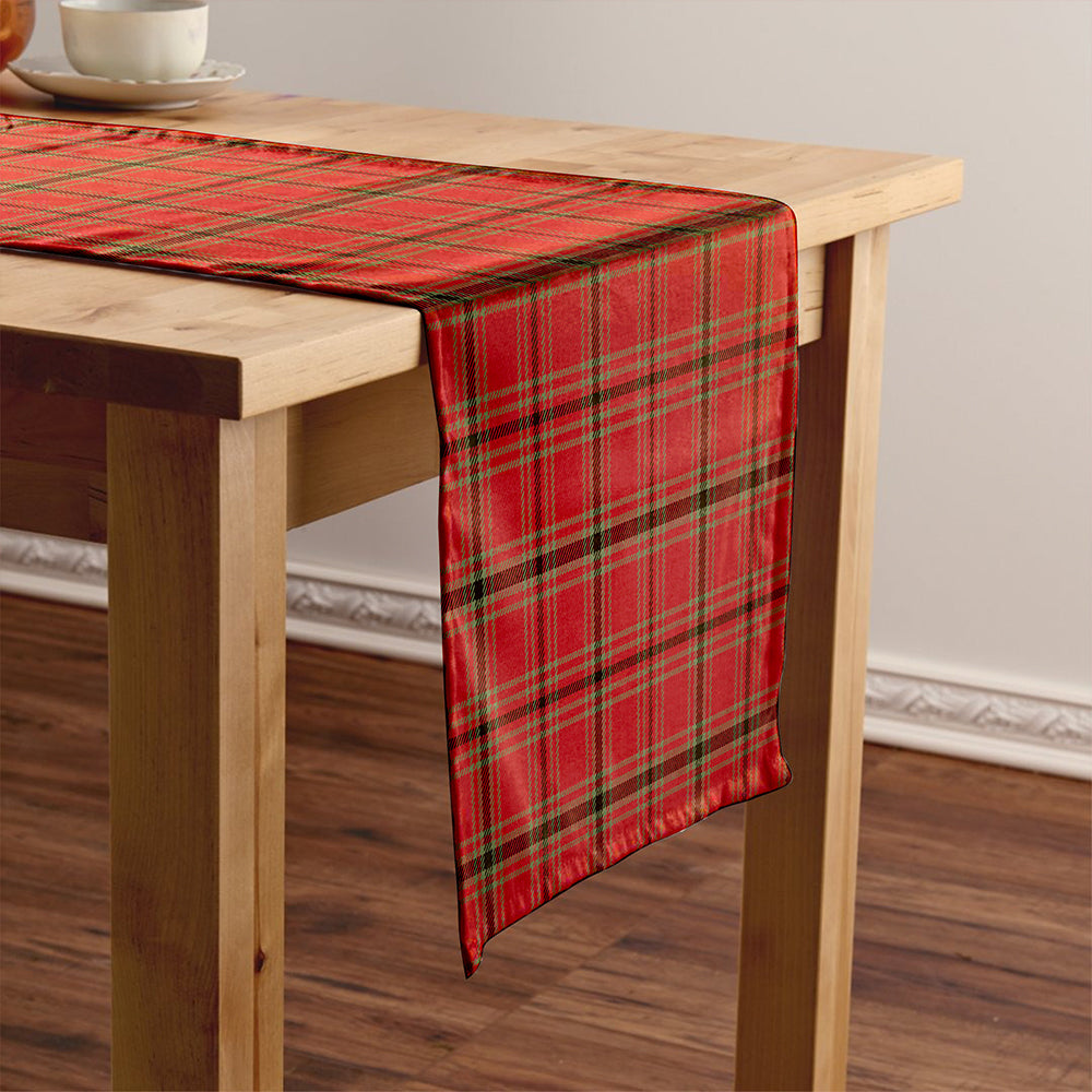 MacDonald of Belfinlay Weathered Tartan Crest Table Runner