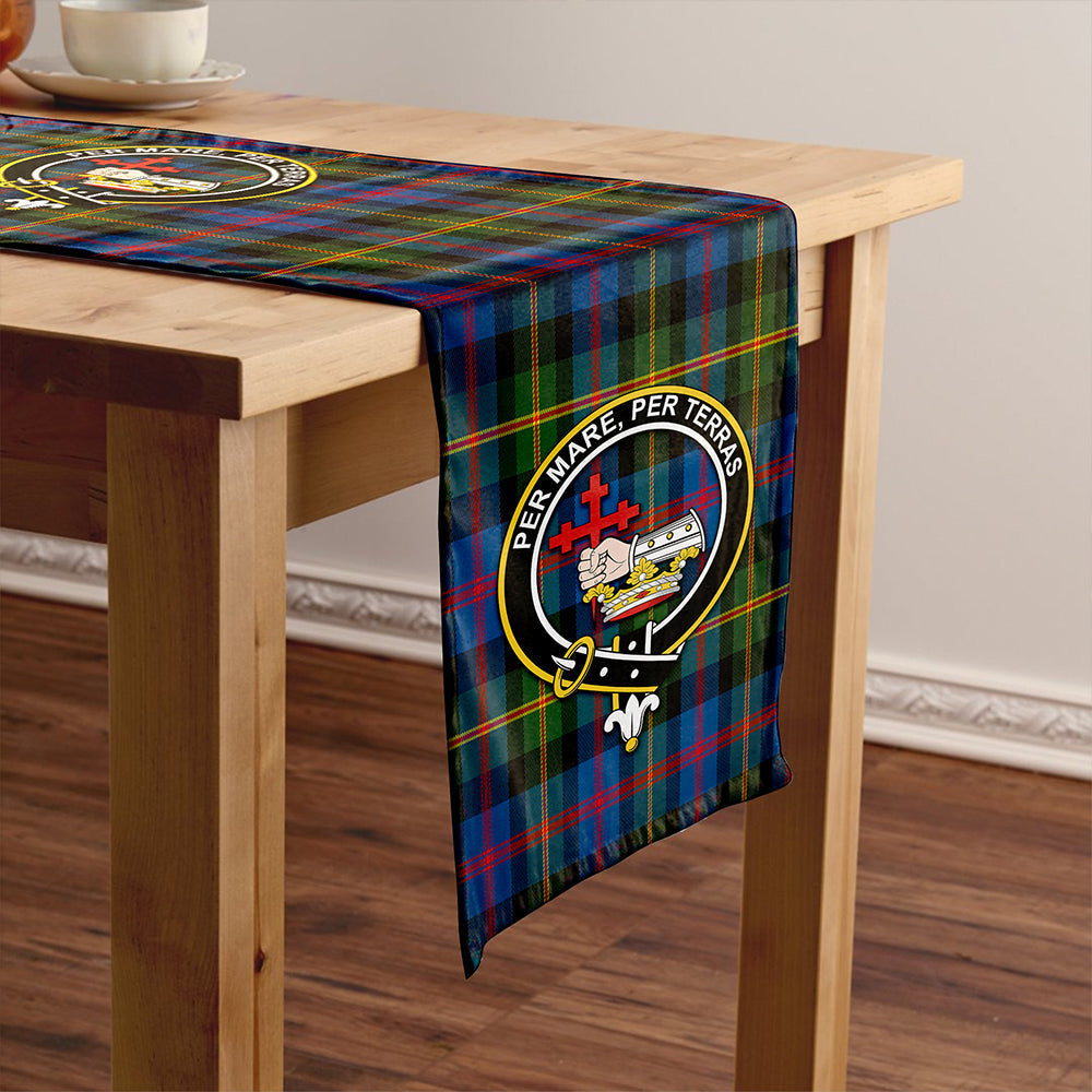 MacDonald of Borrodale (Donald Borrodale Historic) Modern Tartan Crest Table Runner